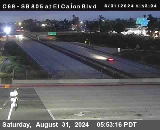 SB 805 at El Cajon Blvd (On Ramp)