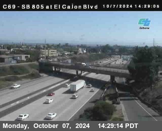 SB 805 at El Cajon Blvd (On Ramp)