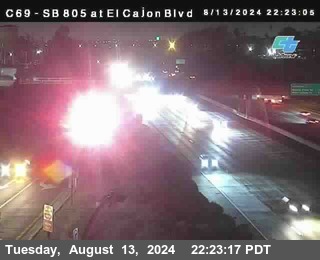 SB 805 at El Cajon Blvd (On Ramp)