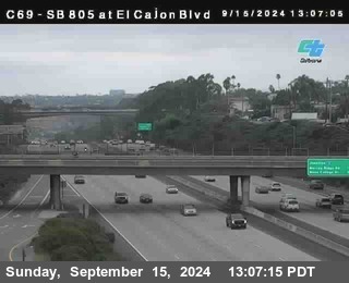 SB 805 at El Cajon Blvd (On Ramp)