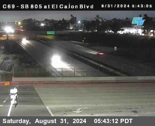 SB 805 at El Cajon Blvd (On Ramp)