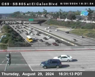 SB 805 at El Cajon Blvd (On Ramp)