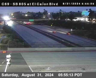 SB 805 at El Cajon Blvd (On Ramp)