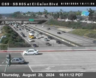 SB 805 at El Cajon Blvd (On Ramp)