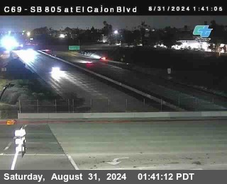 SB 805 at El Cajon Blvd (On Ramp)