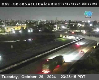 SB 805 at El Cajon Blvd (On Ramp)