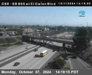 SB 805 at El Cajon Blvd (On Ramp)