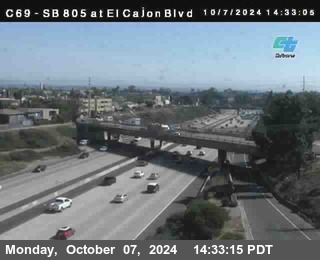 SB 805 at El Cajon Blvd (On Ramp)