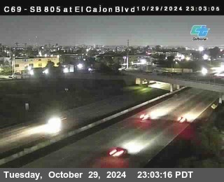 SB 805 at El Cajon Blvd (On Ramp)