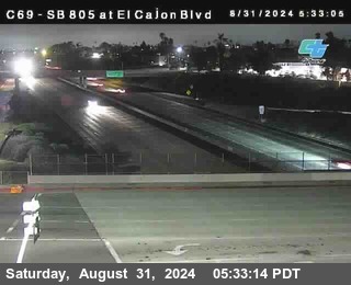 SB 805 at El Cajon Blvd (On Ramp)