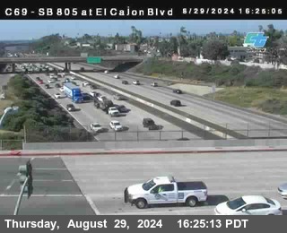 SB 805 at El Cajon Blvd (On Ramp)