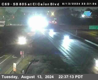 SB 805 at El Cajon Blvd (On Ramp)