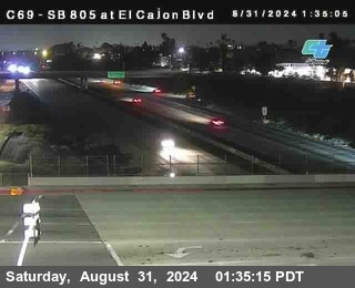 SB 805 at El Cajon Blvd (On Ramp)