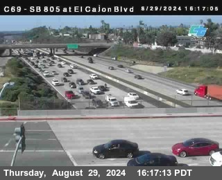 SB 805 at El Cajon Blvd (On Ramp)