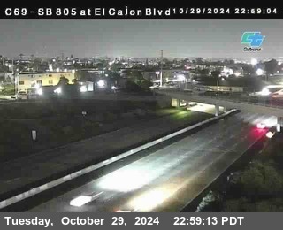 SB 805 at El Cajon Blvd (On Ramp)