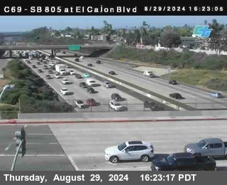 SB 805 at El Cajon Blvd (On Ramp)