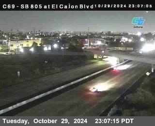 SB 805 at El Cajon Blvd (On Ramp)