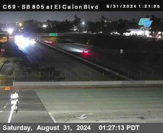 SB 805 at El Cajon Blvd (On Ramp)