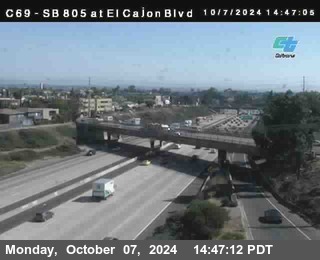 SB 805 at El Cajon Blvd (On Ramp)