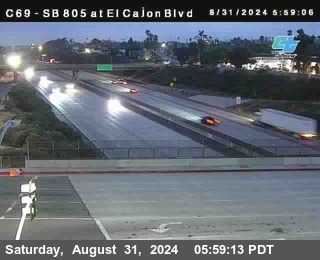 SB 805 at El Cajon Blvd (On Ramp)