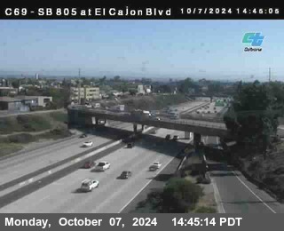 SB 805 at El Cajon Blvd (On Ramp)