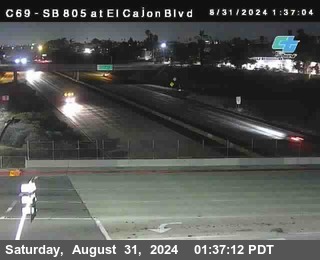 SB 805 at El Cajon Blvd (On Ramp)