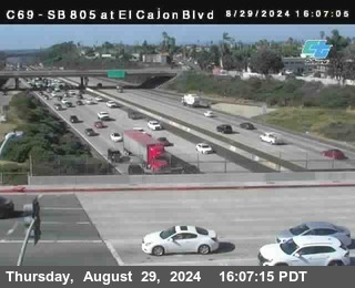 SB 805 at El Cajon Blvd (On Ramp)