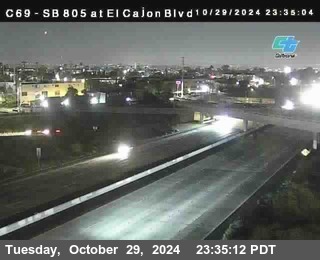 SB 805 at El Cajon Blvd (On Ramp)