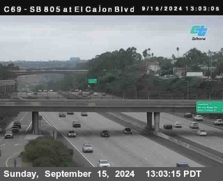 SB 805 at El Cajon Blvd (On Ramp)