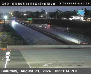 SB 805 at El Cajon Blvd (On Ramp)