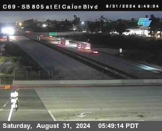 SB 805 at El Cajon Blvd (On Ramp)