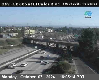 SB 805 at El Cajon Blvd (On Ramp)