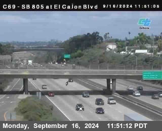 SB 805 at El Cajon Blvd (On Ramp)