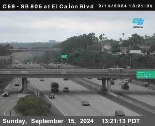 SB 805 at El Cajon Blvd (On Ramp)