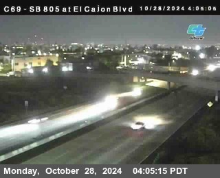 SB 805 at El Cajon Blvd (On Ramp)