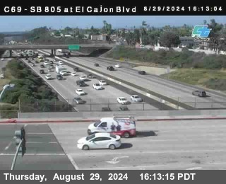 SB 805 at El Cajon Blvd (On Ramp)