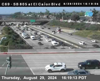 SB 805 at El Cajon Blvd (On Ramp)