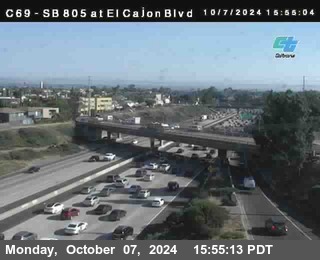 SB 805 at El Cajon Blvd (On Ramp)