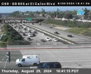 SB 805 at El Cajon Blvd (On Ramp)