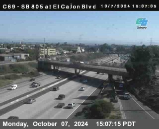 SB 805 at El Cajon Blvd (On Ramp)