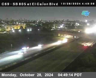 SB 805 at El Cajon Blvd (On Ramp)