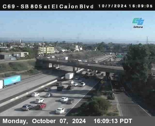 SB 805 at El Cajon Blvd (On Ramp)