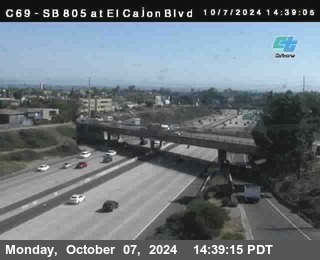 SB 805 at El Cajon Blvd (On Ramp)