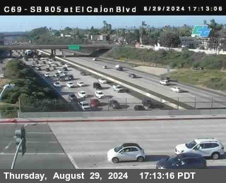 SB 805 at El Cajon Blvd (On Ramp)