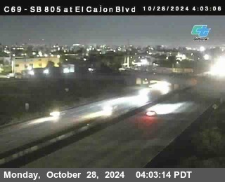 SB 805 at El Cajon Blvd (On Ramp)