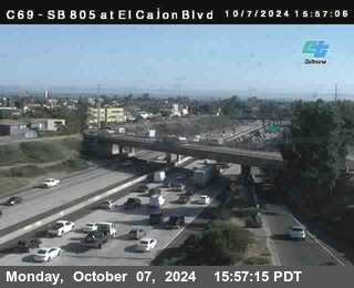 SB 805 at El Cajon Blvd (On Ramp)