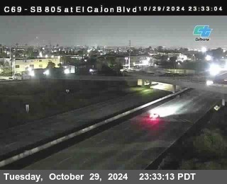 SB 805 at El Cajon Blvd (On Ramp)