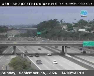 SB 805 at El Cajon Blvd (On Ramp)