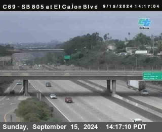 SB 805 at El Cajon Blvd (On Ramp)