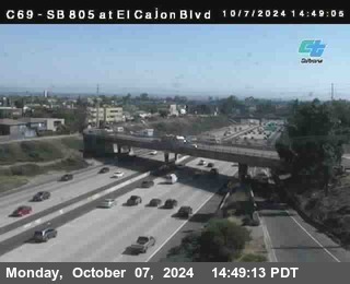 SB 805 at El Cajon Blvd (On Ramp)